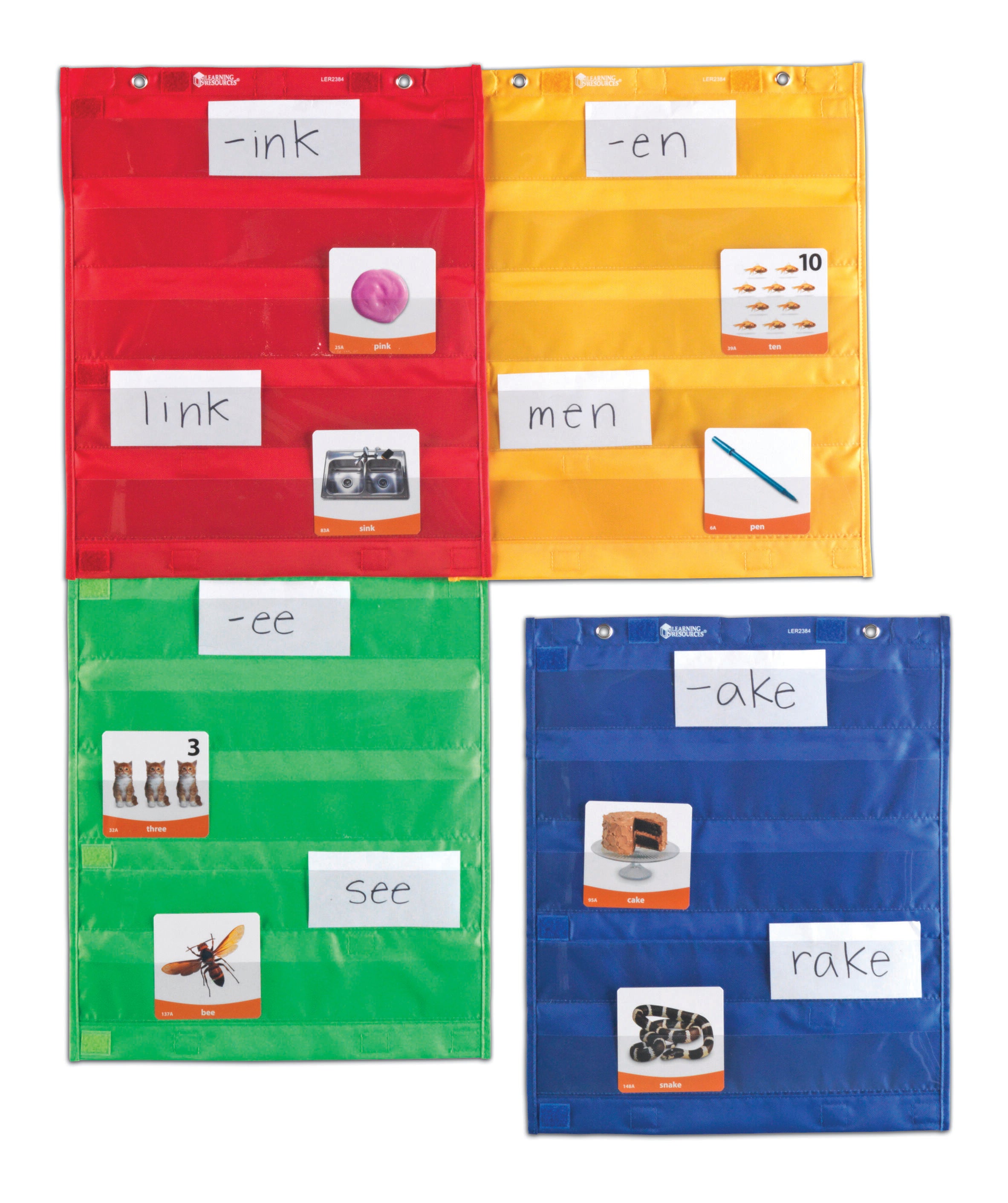 Learning Resources Magnetic Pocket Chart Squares, 14 x 17 Inches 1370886